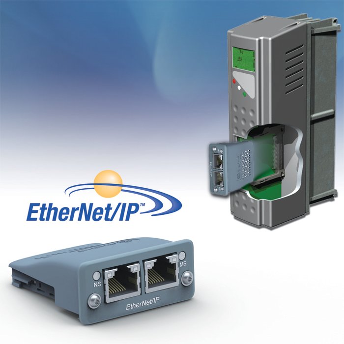 EtherNet/IP Plug-in modul med to porte